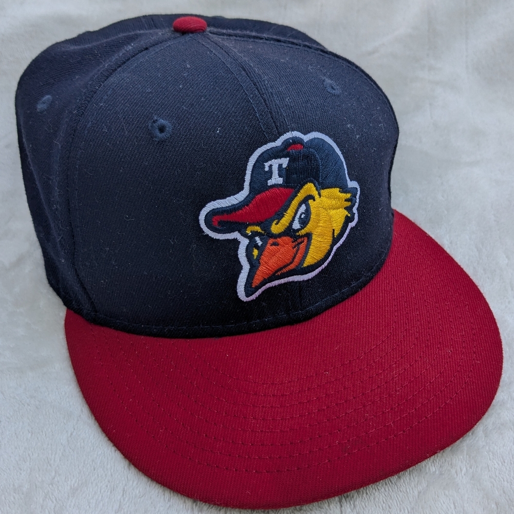 Toledo Mud Hens Fitted Cap Minor League Baseball Flat Bill 59fifty New Era Sz 7